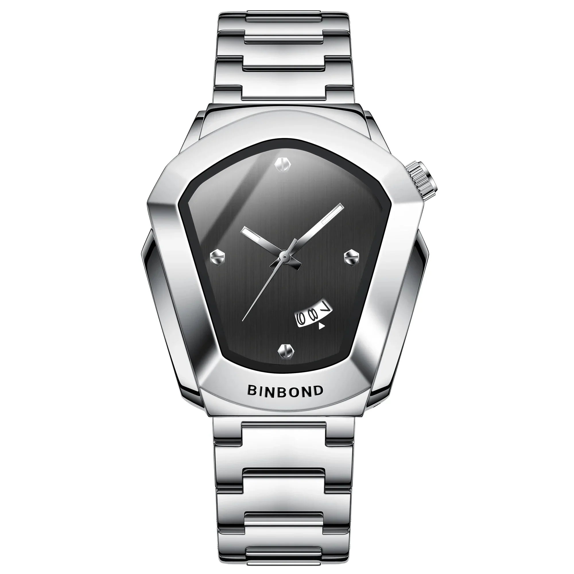 BINBOND New B760 Fashion Machine Model Men's Quartz Watch Waterproof Night Light Calendar Business Men's Quartz Watch 2025 - Sergio Cavelli