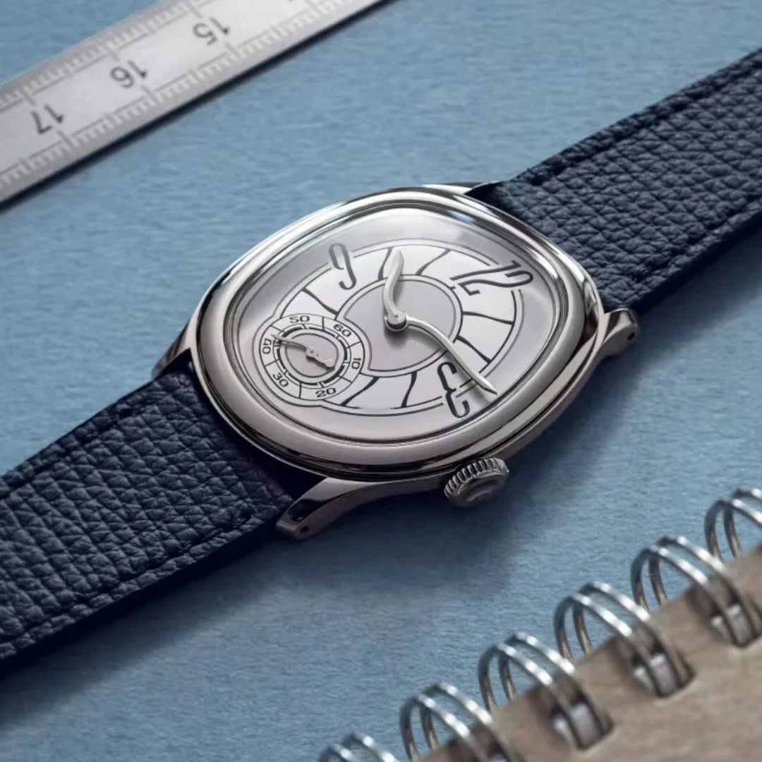 NIVORIS – Men’s Elegant Dress Watch with Leather Strap Gregor Palmer Watches