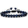 3 Style 8mm Natural Tiger Eyes Lava Rock Protection HANDMADE Bracelet Men's Gift GIORGIO MARENO